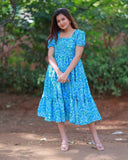 Breeze Blue Frills Dress