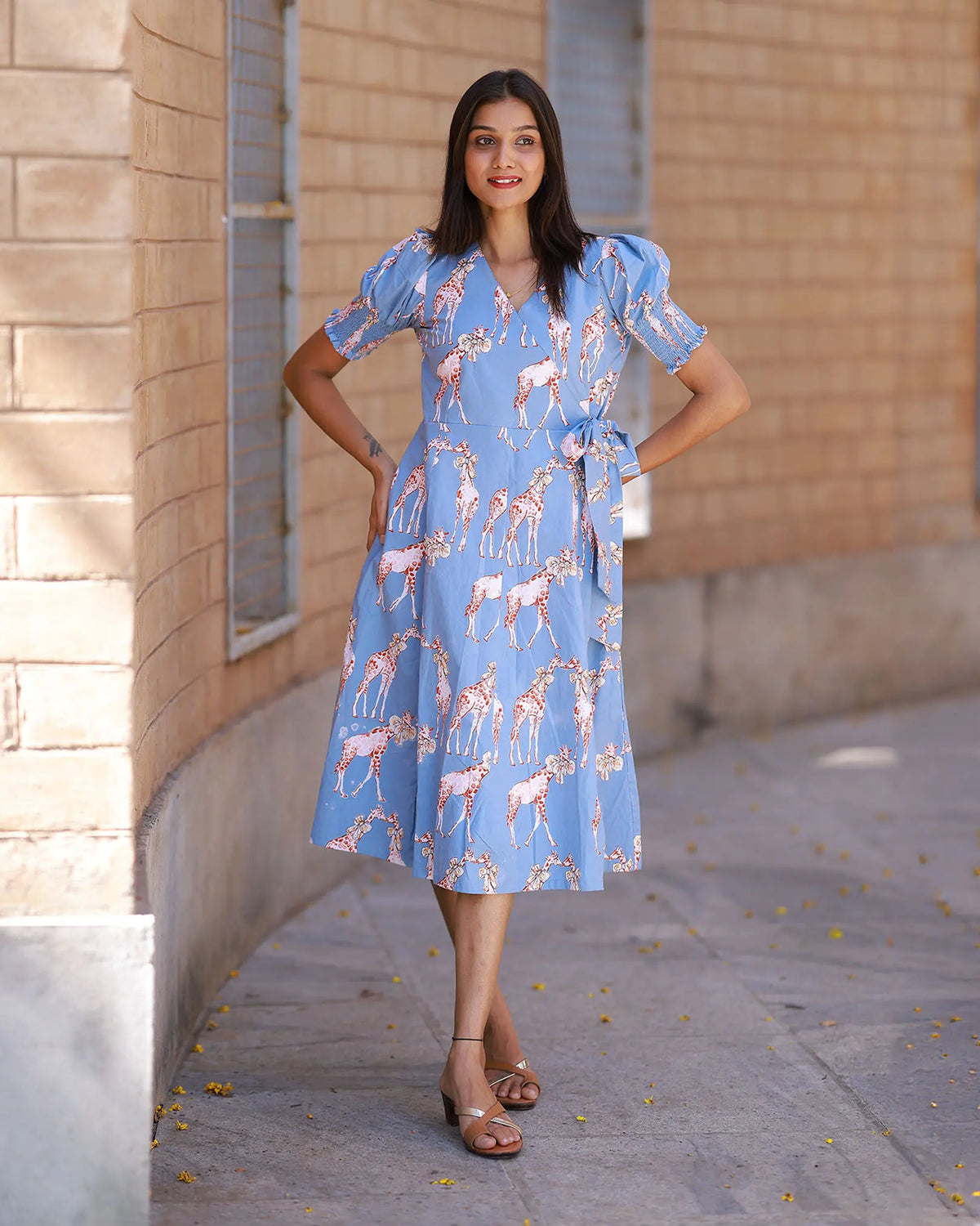 Blue Giraffe Dress