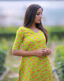 Green Floral Co-ords
