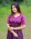 Lavender Veli Gown