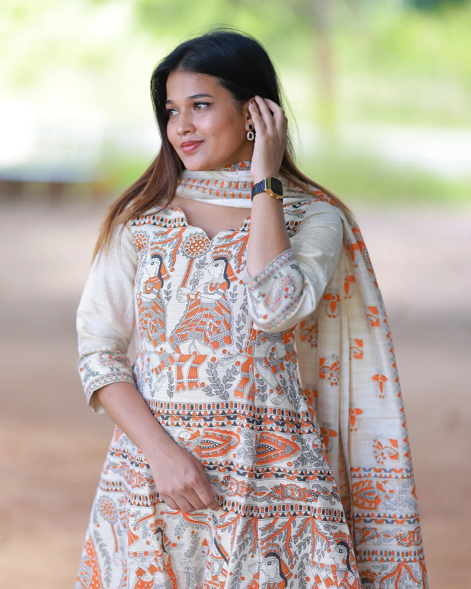 Kalaimagal Kurti set with Dupatta