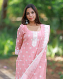 Semmanjal Menmai Kurti Top and Dupatta