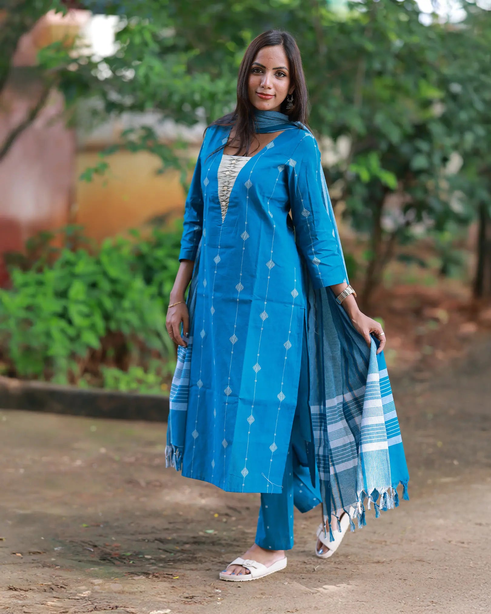 Kodaivaanam Kurti Set with Dupatta