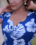 Tropical Bloom Midi Dress