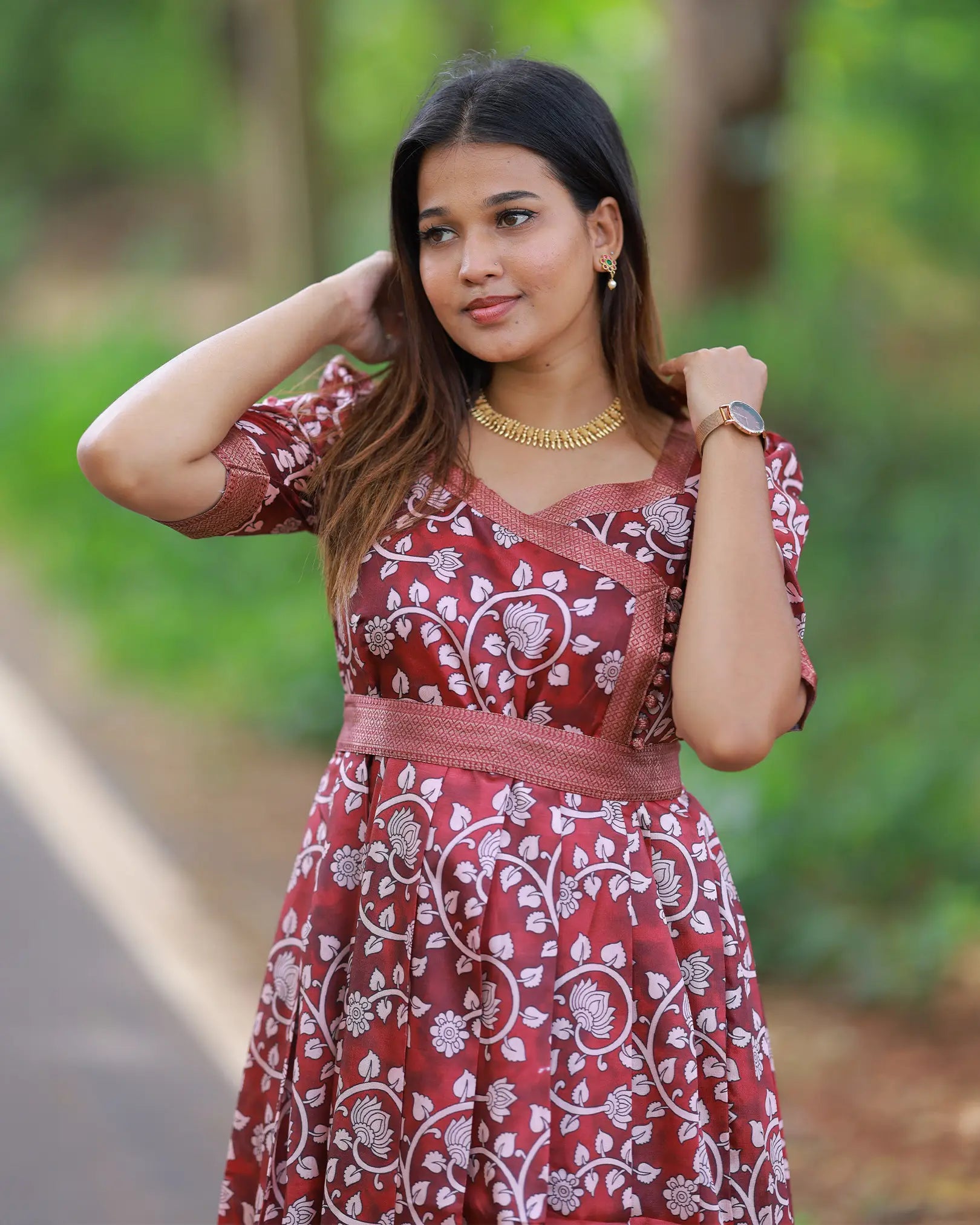 Sembon Floral Maxi Classic Gown