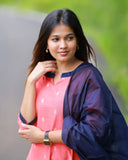 Golden Vine Kurti set with Dupatta
