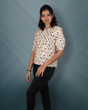 Dino Multi  Printed Short Top