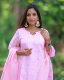 Melliya Roja Kurti Top and Dupatta