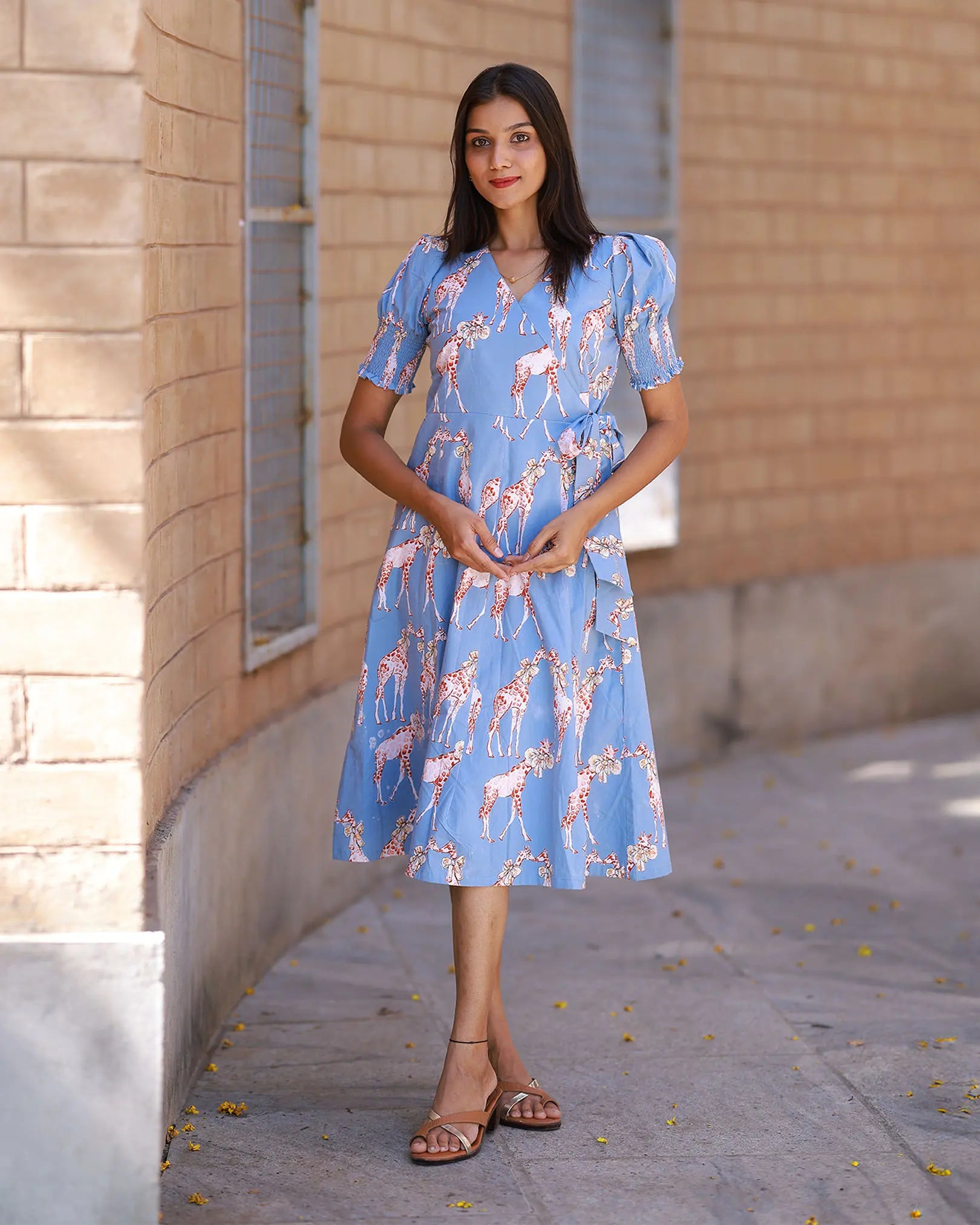 Blue Giraffe Dress