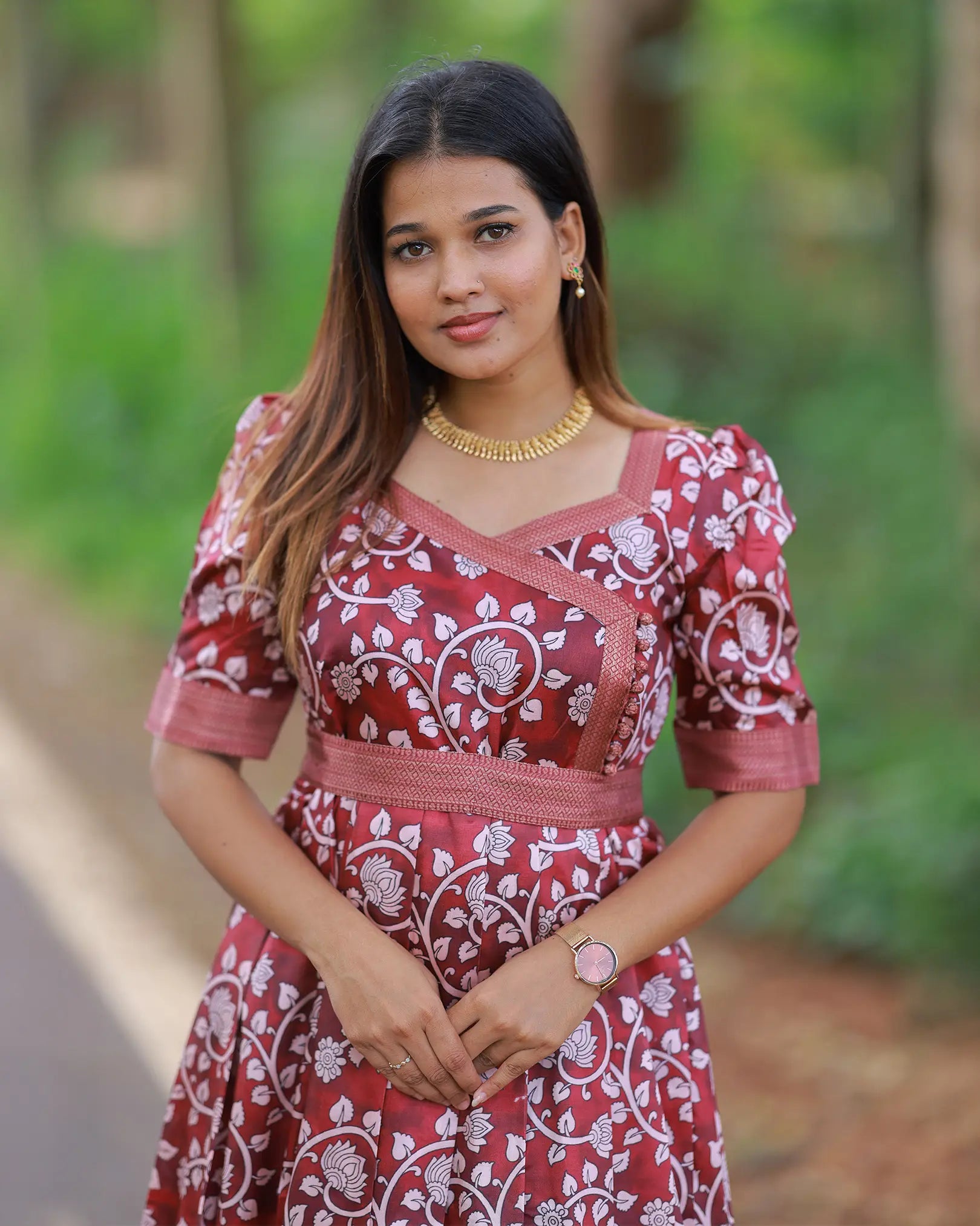 Sembon Floral Maxi Classic Gown
