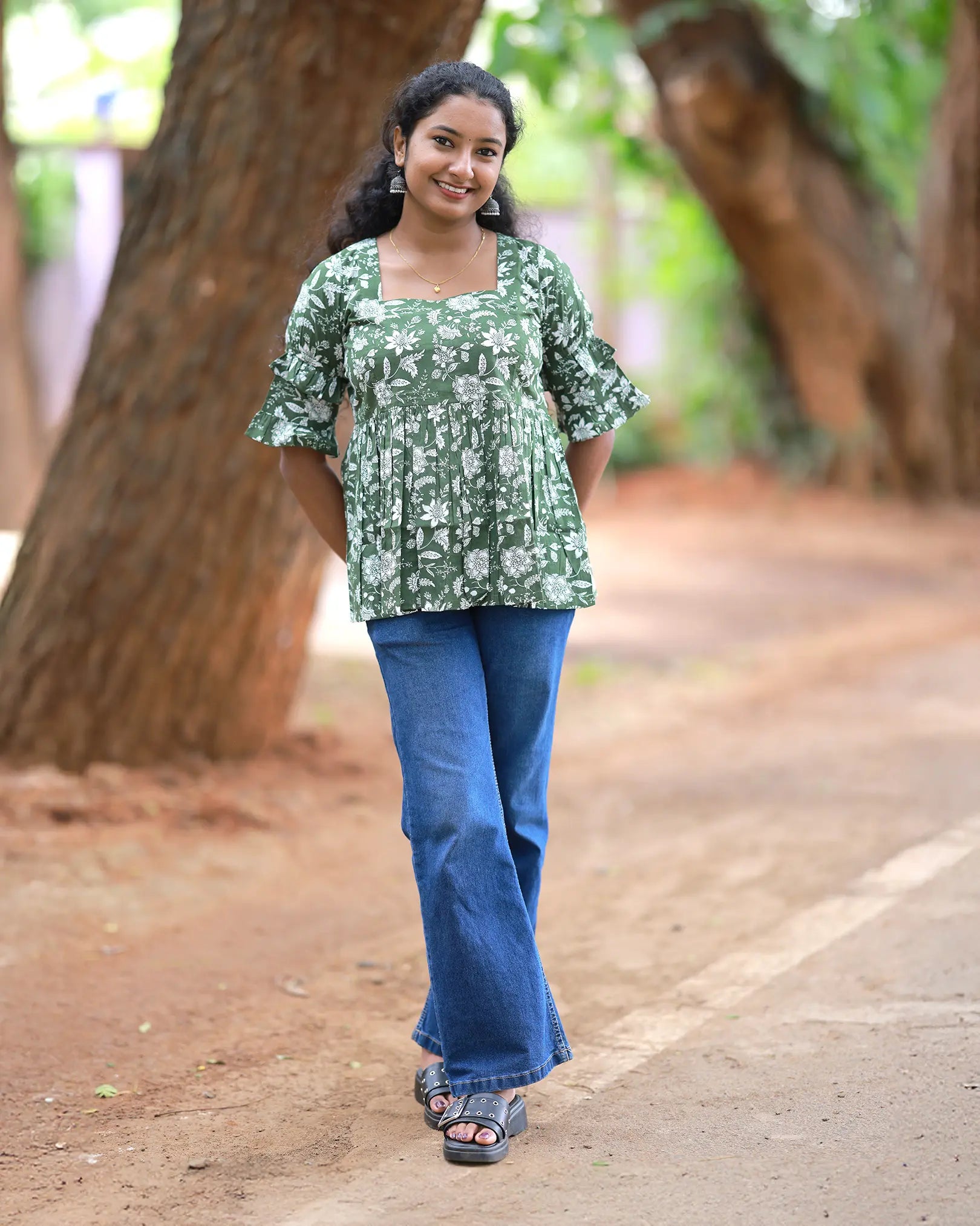Phulronga Short Top