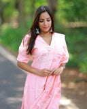 Light Pink Kurti  Top and Dupatta