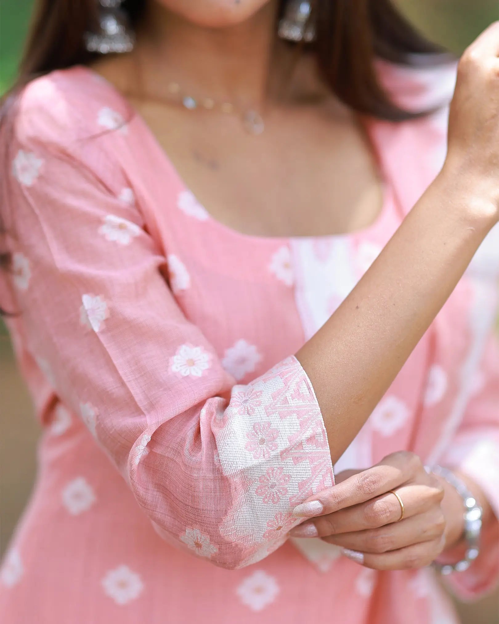 Semmanjal Menmai Kurti Top and Dupatta