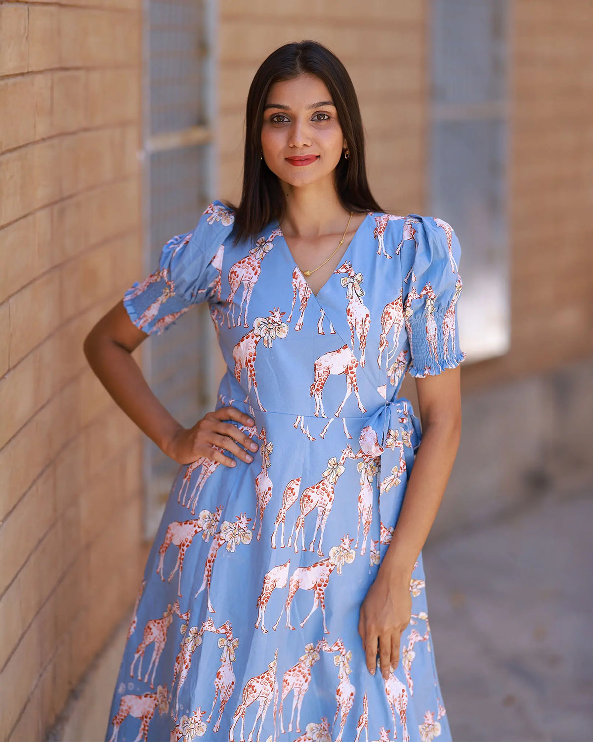 Blue Giraffe Dress