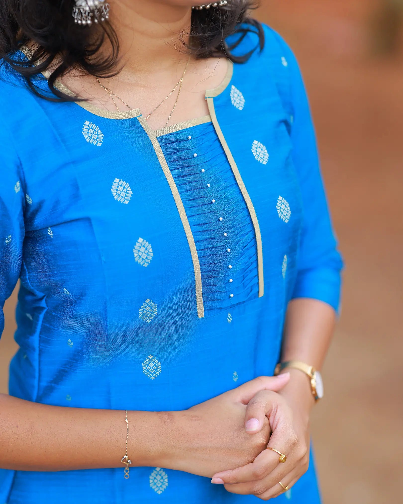 Maya Mugil Kurti set with Duppatta