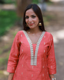 Pavazha Megam Kurti set with Dupatta