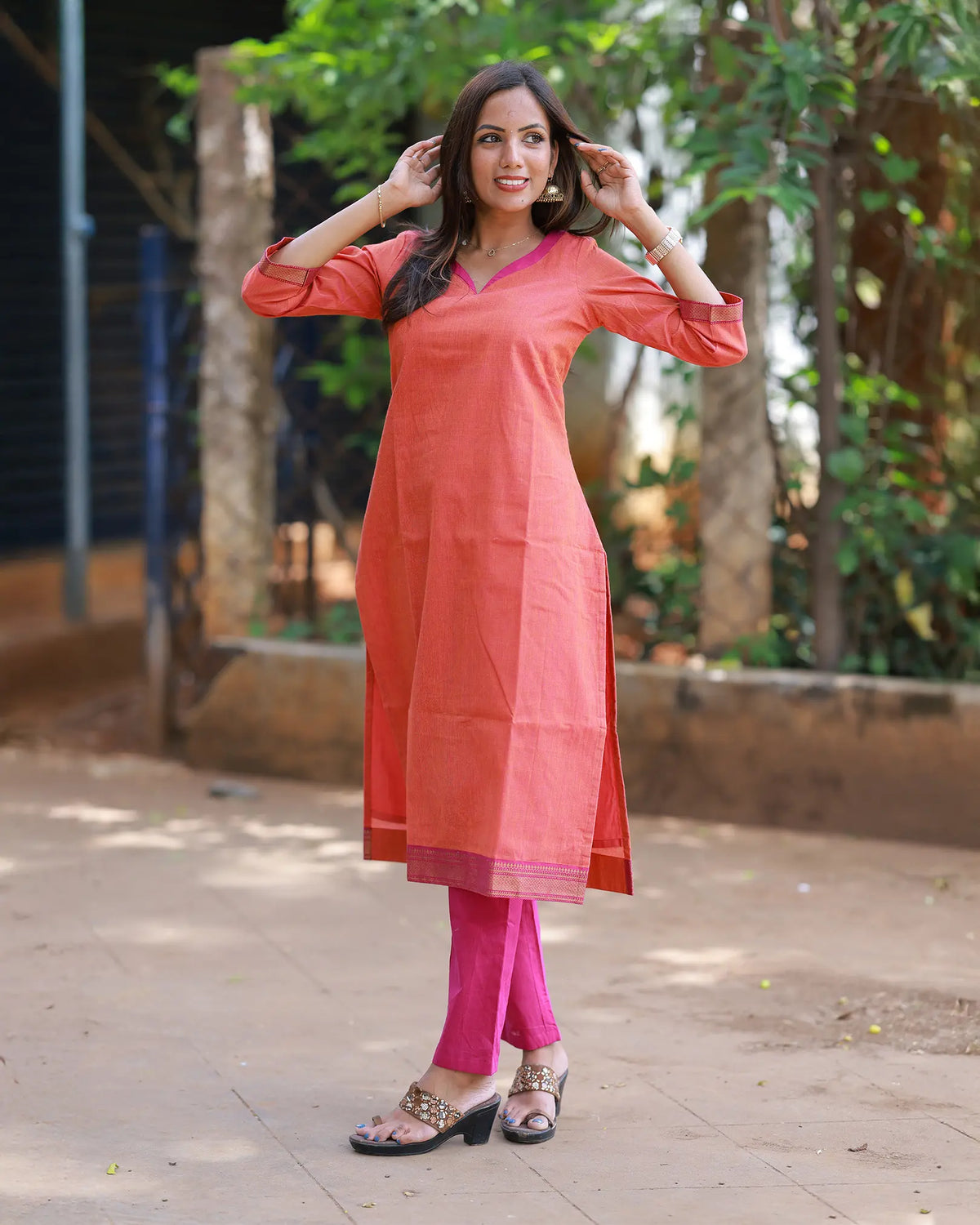Ilanirame Kurti Set with Dupatta