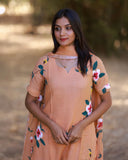 Suva Peach Garden Salwar Top and Bottom