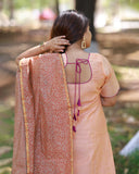 Manjal Poongaatru Kurti set with Dupatta