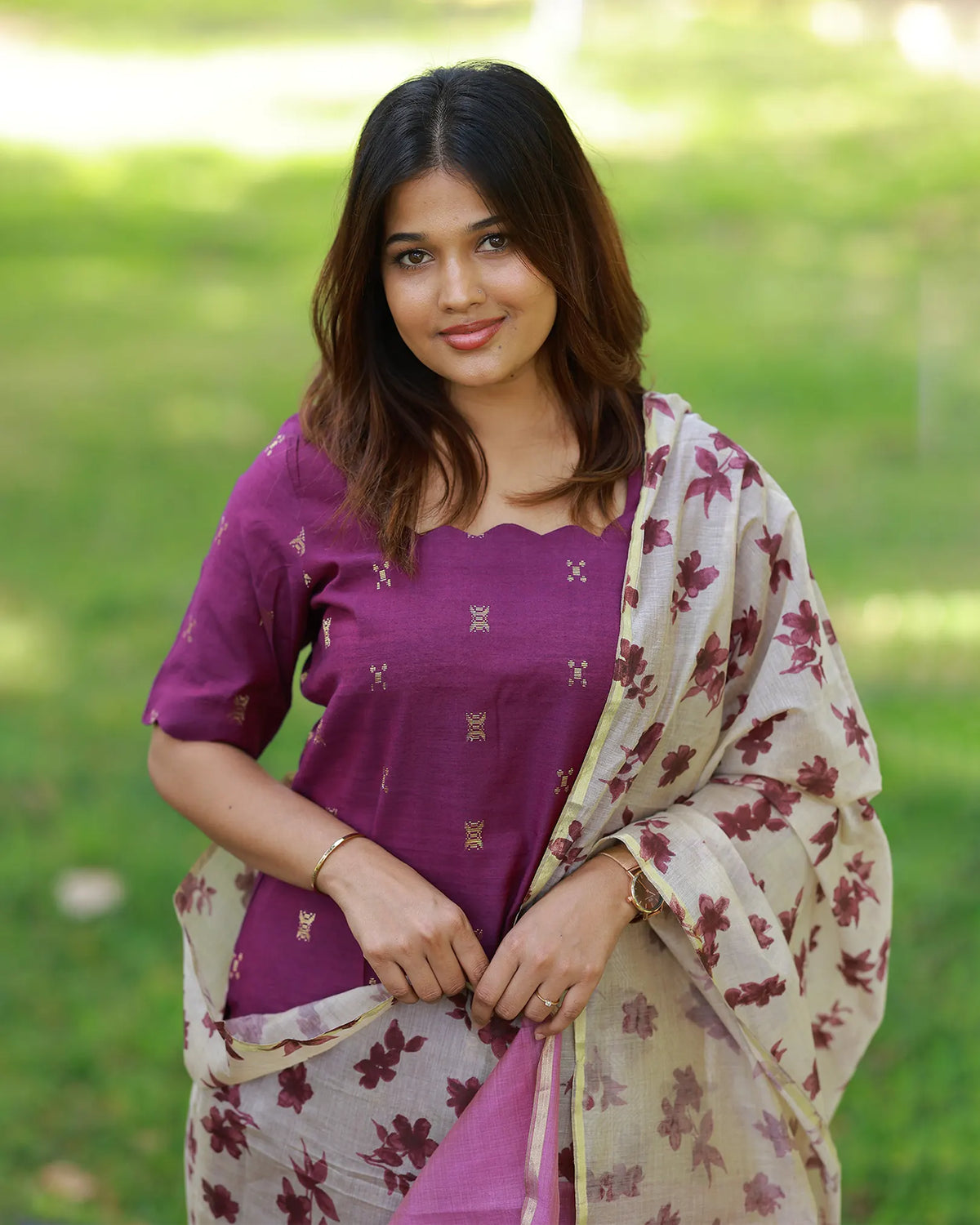 Saral Kurti Set with Dupatta