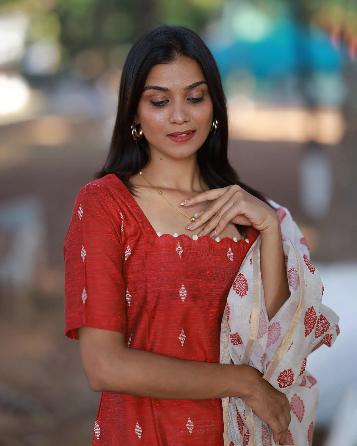 Mayam Charm Kurti Set With Dupatta