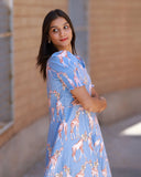 Blue Giraffe Dress