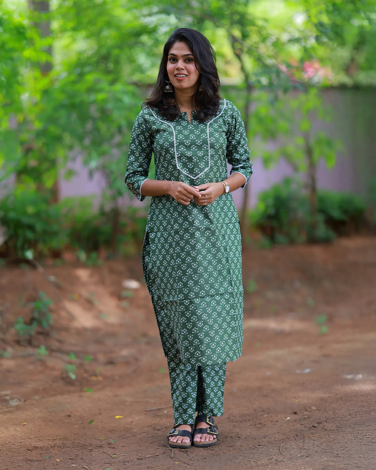 Soundarya Hasiru Co-Ard Set