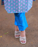 Neelakiranam Top and Bottom Brocade Set