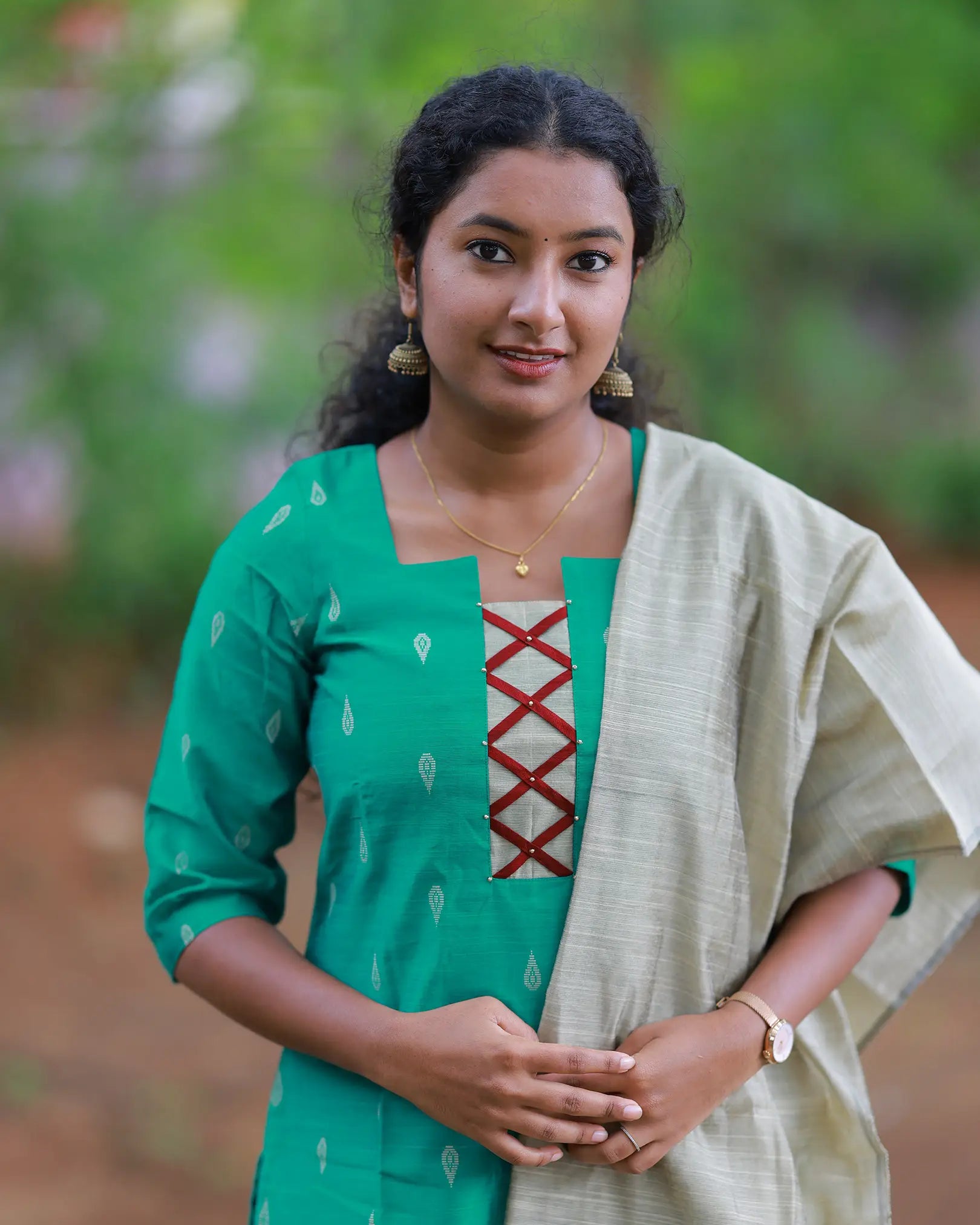 Raagam Varnam Kurti Set