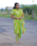 Pacche Mallige Kurti Set