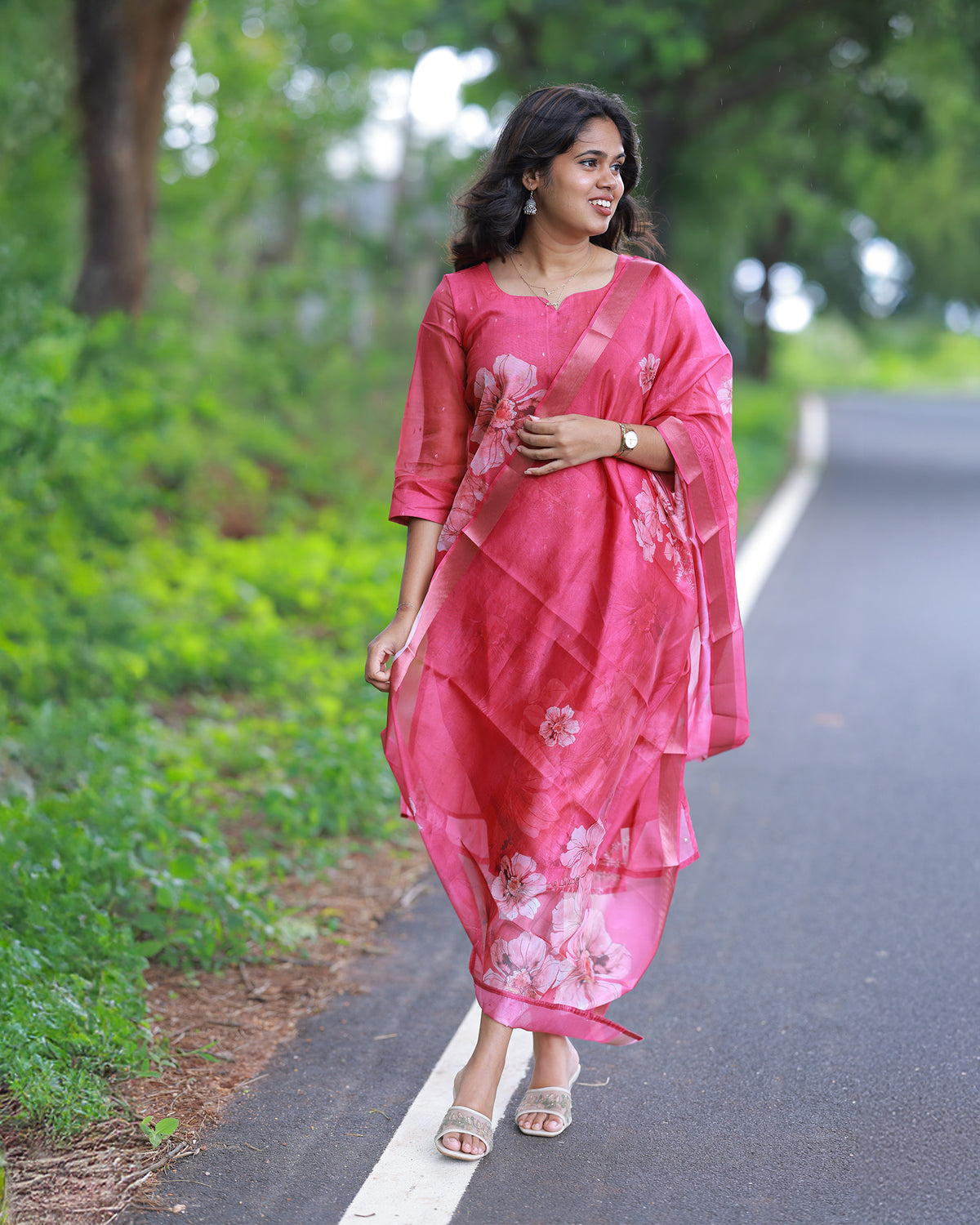 Pasunthuli Kurti With Dupatta