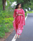 Pasunthuli Kurti With Dupatta