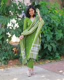 Neem Grace Kurti Set with Dupatta