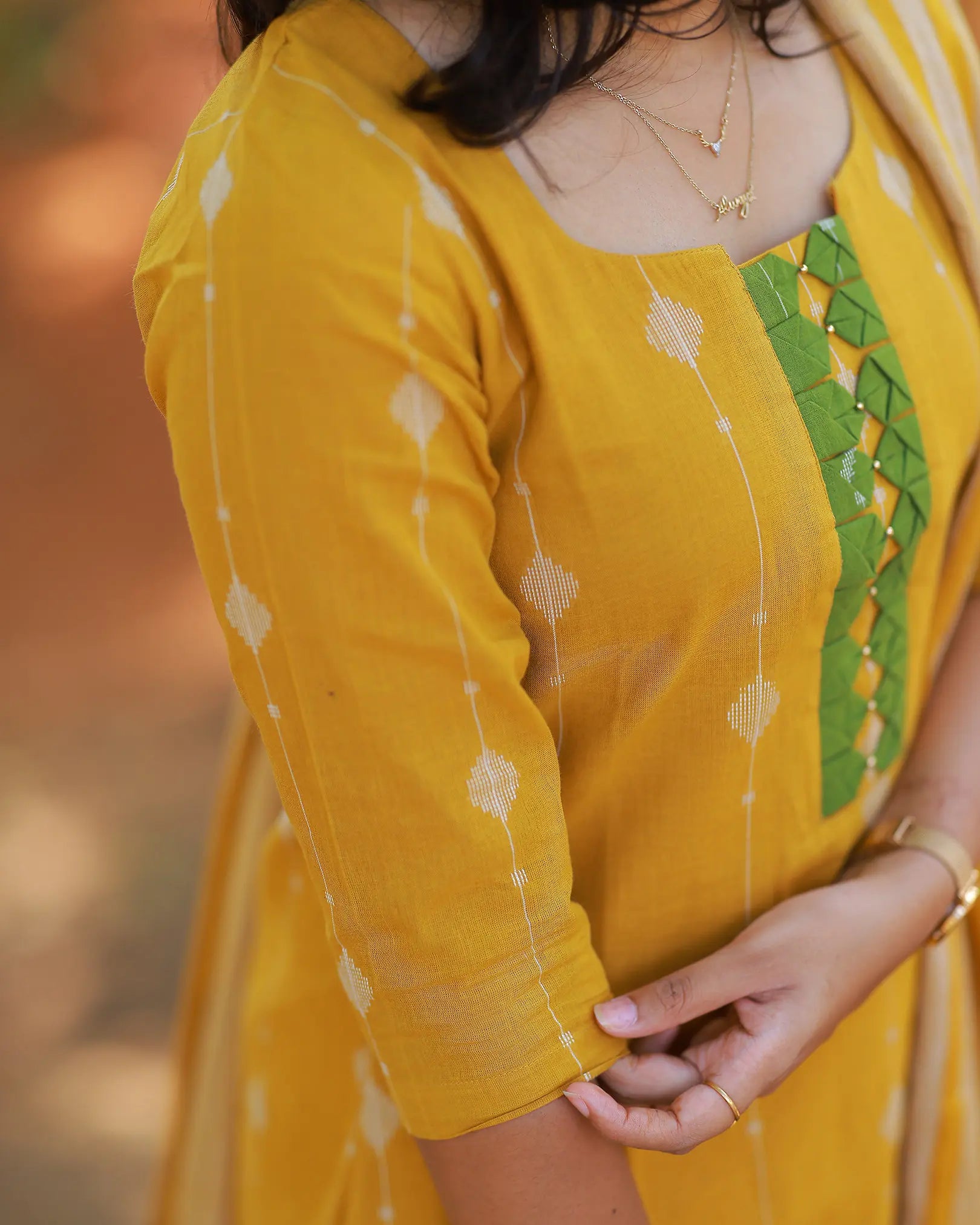 Sunheriya Charm Kurti Set with Dupatta