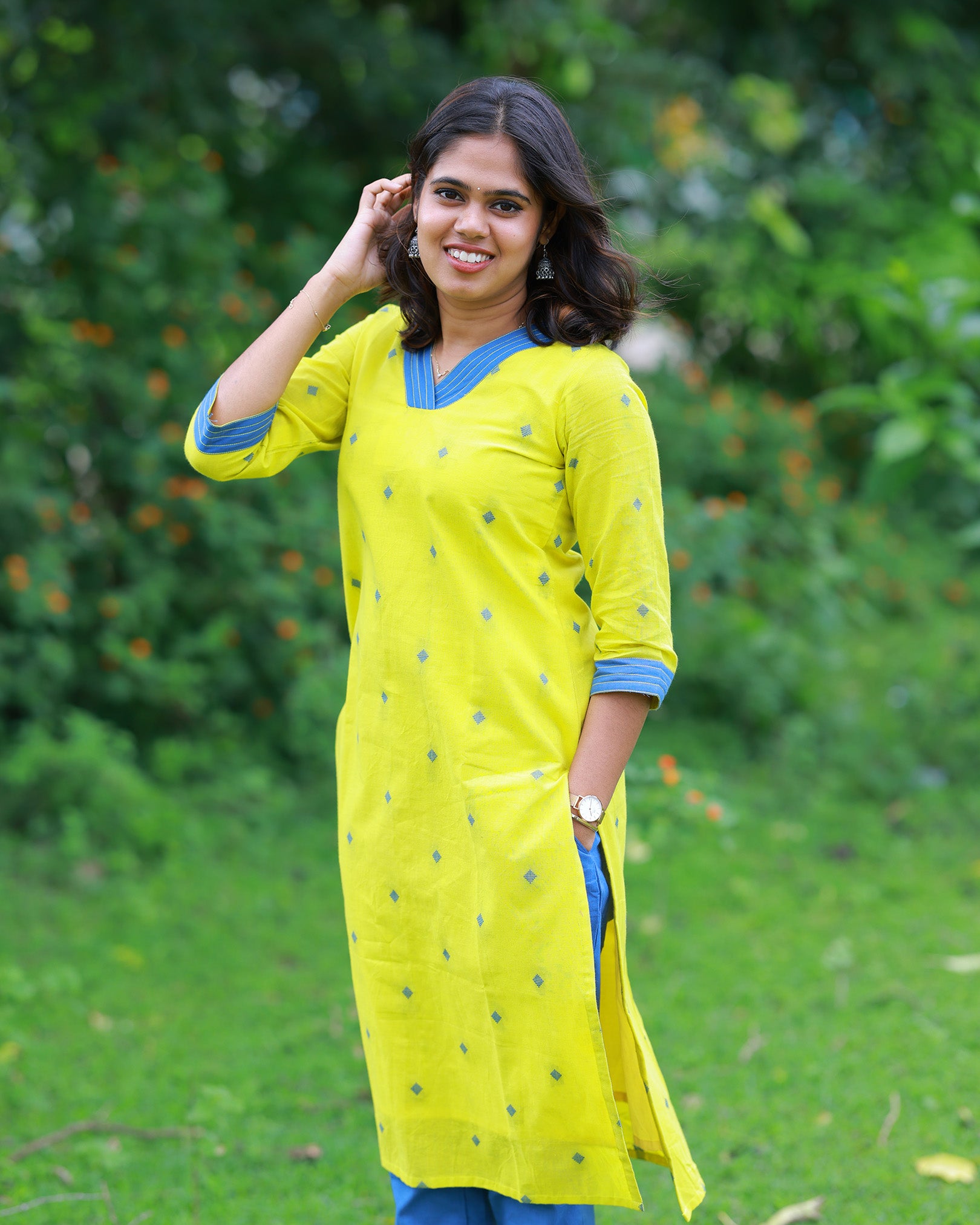 Malarndha Vaanam Kurti Set with Dupatta