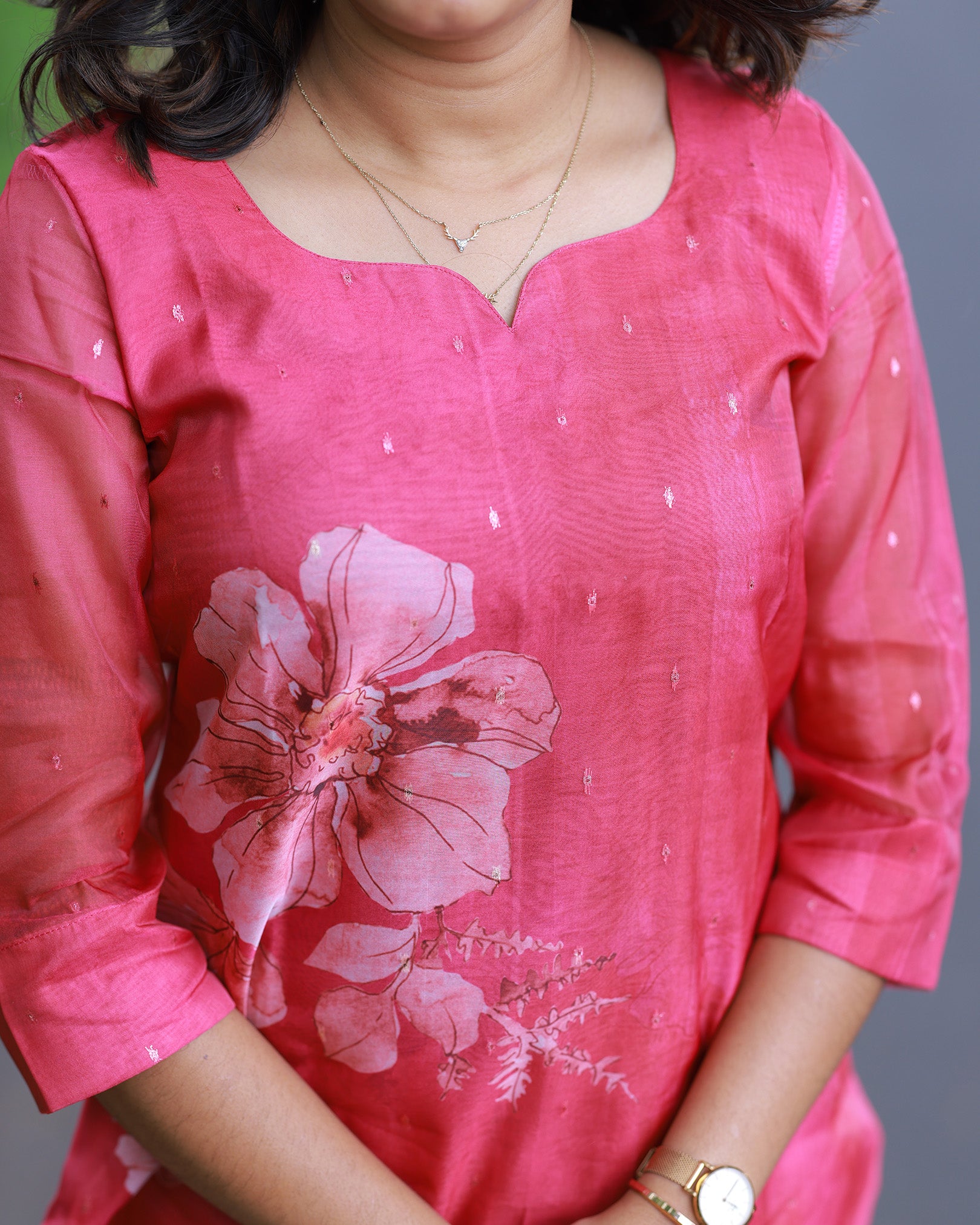 Pasunthuli Kurti With Dupatta