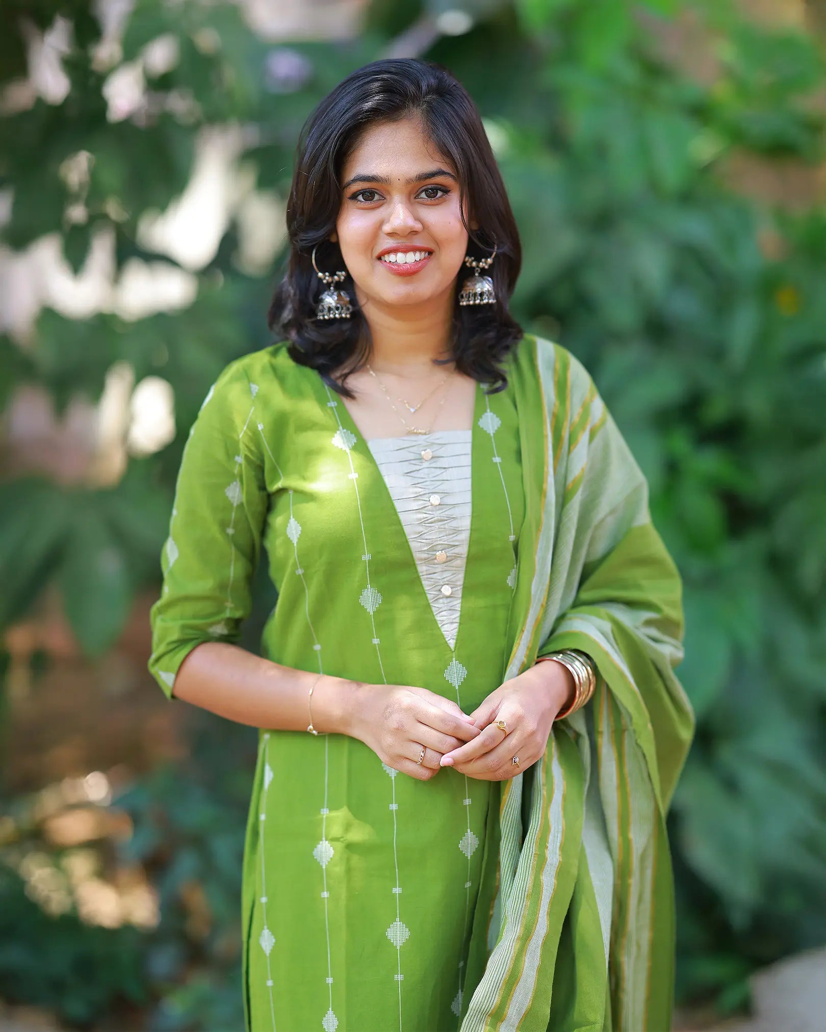 Neem Grace Kurti Set with Dupatta