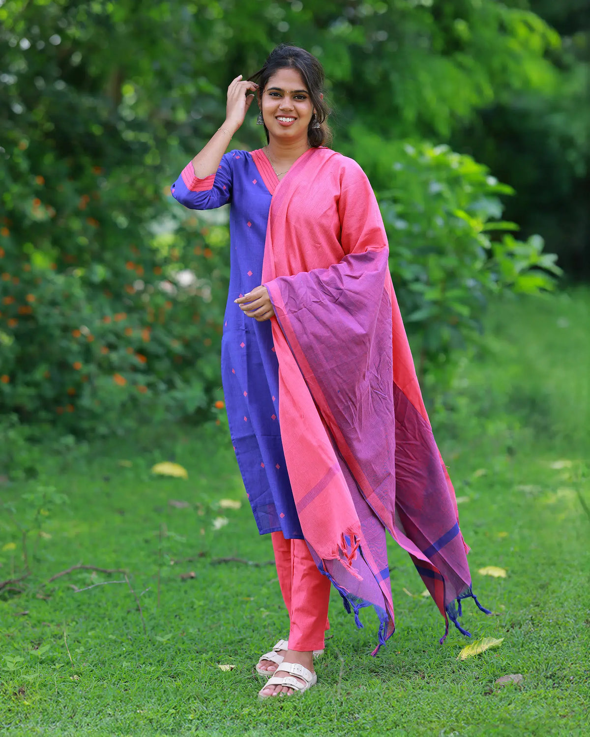 Malai Roja Kurta set with Duppatta
