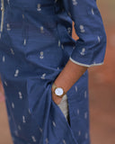 Pavitra Neelam Kurti Set