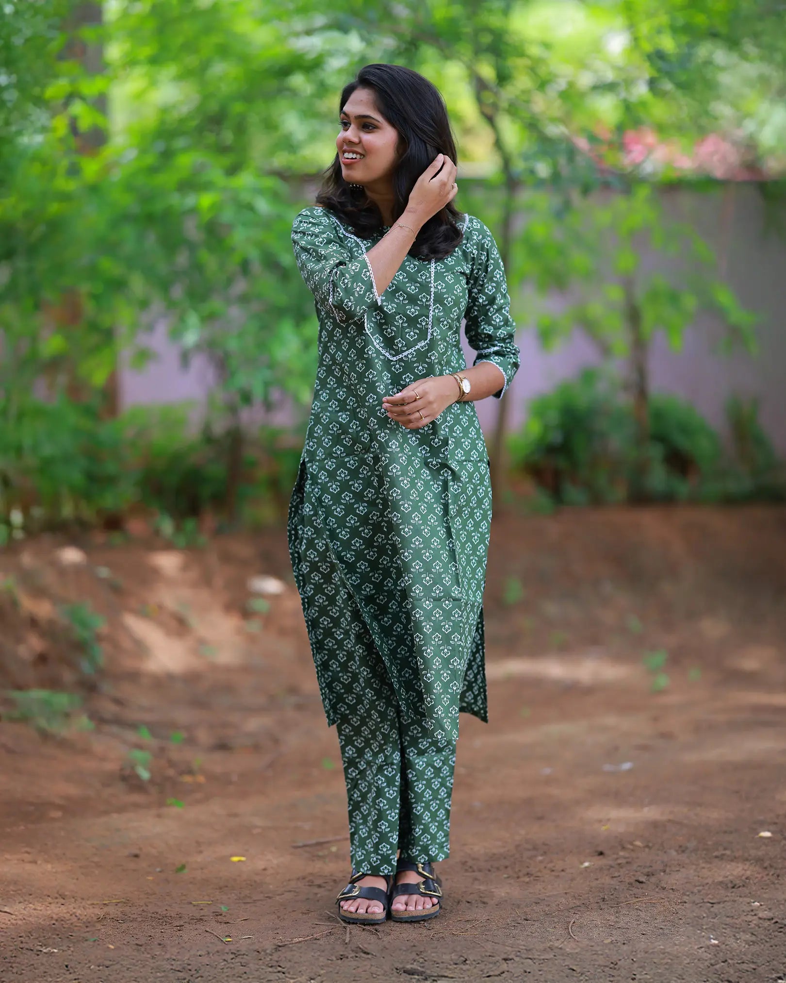 Soundarya Hasiru Co-Ard Set