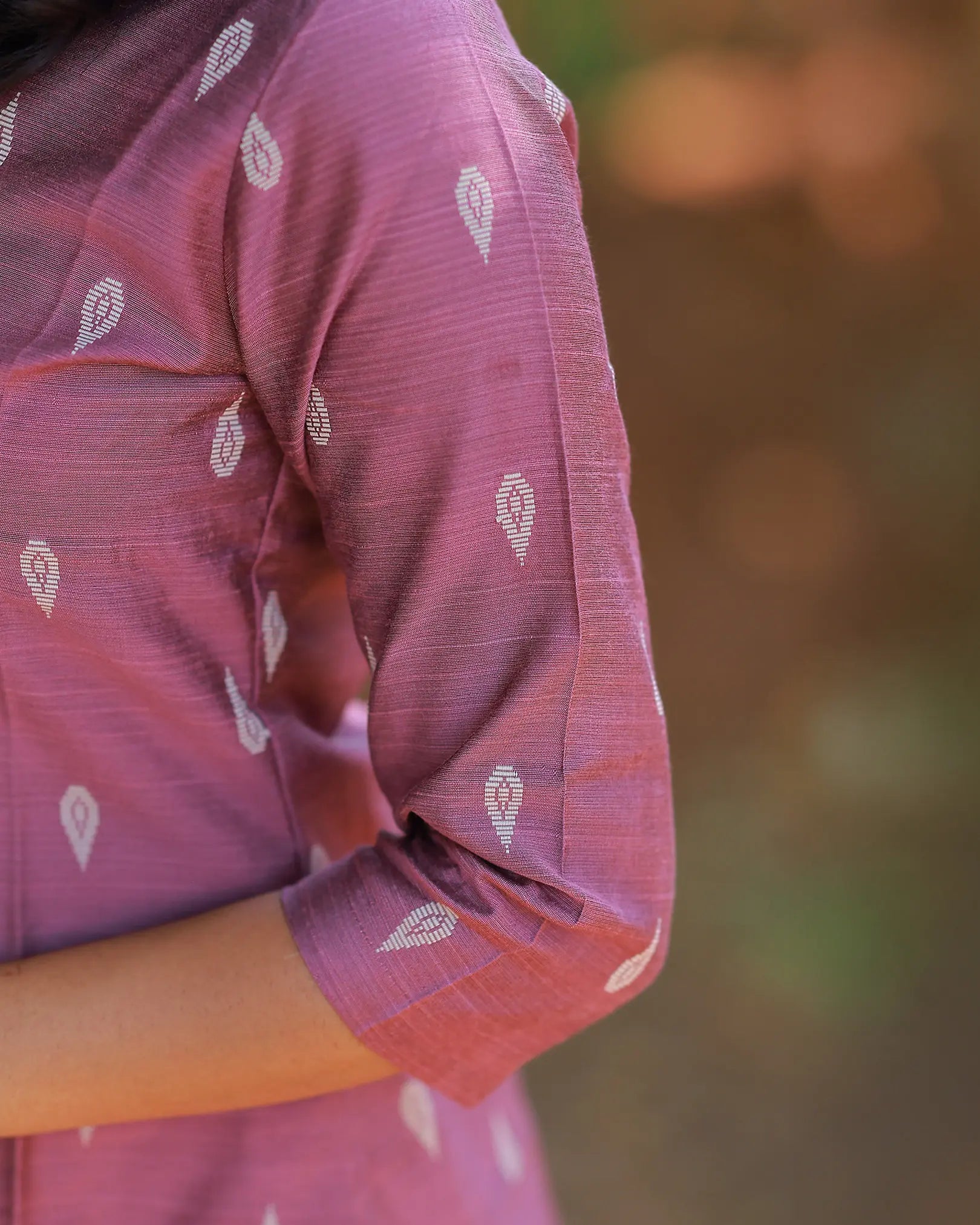 Mugil Hibicus Kurti Set with Dupatta