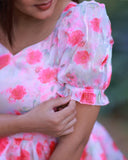 Rosy Ruffle Dress